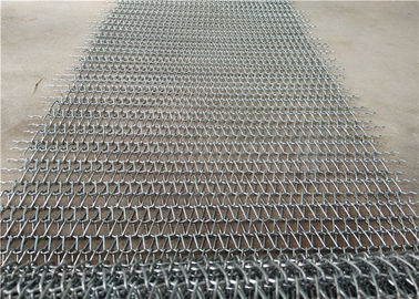 مقاومة للحرارة شبكة أسلاك الفولاذ المقاوم للصدأ الحزام الناقل مع سلسلة