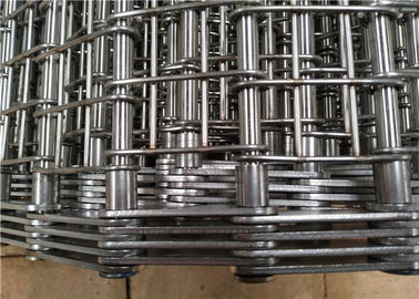 الصناعية الثقيلة سلسلة الحزام الناقل الفولاذ المقاوم للصدأ 304 مقاومة للتآكل
