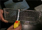تخصيص سلة الفولاذ المقاوم للصدأ الأسلاك المعدنية مع مصقول