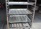 Ss201 15 Layer Bread عربة لمعدات مطبخ الوجبات السريعة