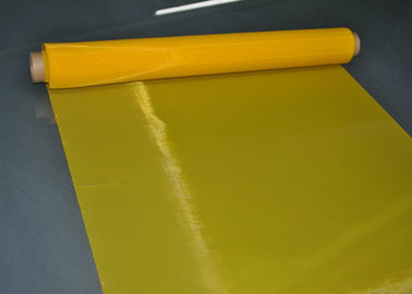 أصفر 64T - 55 ميكرون البوليستر شاشة شبكة الطباعة لألواح الدوائر المطبوعة