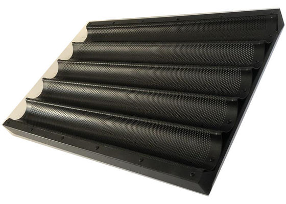 سعر جيد 60 * 40 سم صينية خبز الرغيف الفرنسي فرن معدني غير لاصق مثقوب الانترنت