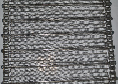 سعر جيد 304 SS شقة حزام الأسلاك فليكس ، شبكة الحزام الناقل دوامة لتجهيز الأغذية الانترنت