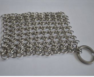 سعر جيد جولة شبكة الفولاذ المقاوم للصدأ شبكة الغسيل / Chainmail لتنظيف أدوات المطبخ الانترنت