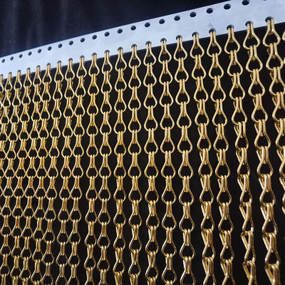 سعر جيد الالوان المخصصة الزخرفية الألومنيوم مزدوج الخطافات شبكة الشاشة الطائرة الستار لقسيم الفضاء الانترنت