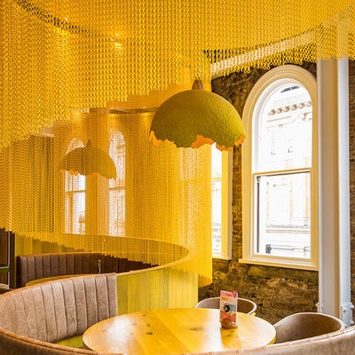 سعر جيد Custom color Metal Chain Curtains Aluminium Chain Fly Screen for Door & Room Divider الانترنت