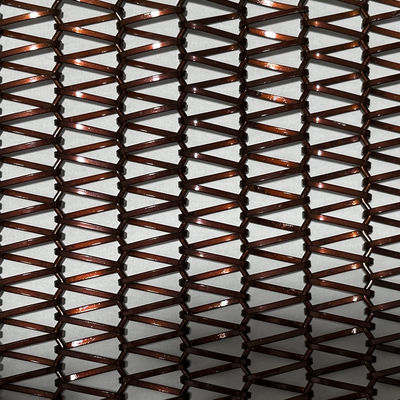 سعر جيد Architectural Decorative Spiral Wires Stainless Steel Chain Link Conveyor Belt Mesh الانترنت