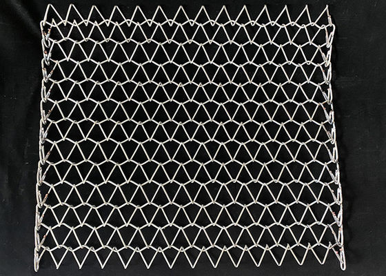 سعر جيد Veneer Dryer Spiral 316l Stainless Steel Wire Mesh Conveyor Belt الانترنت