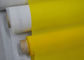 SGS FDA طباعة الشاشة الحريرية شبكة 53 &quot;مع PET 100 ٪ المواد ، اللون الأبيض / الأصفر