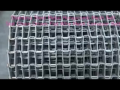 الصلب المقاوم للصدأ 304 حبل نقل عسل الحزام العسل الجدار الكبير حبل العسل الشريط المسطح حزام شبكة الأسلاك