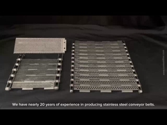 أحزمة ناقلة ربط صفيحة الفولاذ المقاوم للصدأ