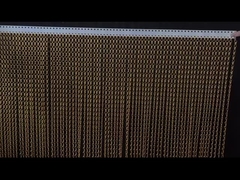 الألومنيوم الملونة مزدوجة الخطاف سلسلة وصلة شبكة الستار