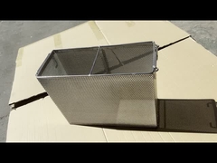 علبة فلتر الشبكة المثقوبة من الفولاذ المقاوم للصدأ