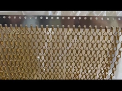 الألومنيوم الملونة مزدوجة الخطاف سلسلة وصلة شبكة الستار