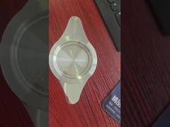 الفولاذ المقاوم للصدأ الذهبية المخصصة 304 طلاء فلتر الشاي الخالي من الأوراق قابلة لإعادة الاستخدام فلتر الشاي المعدني