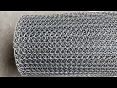 حزام ناقل متوازن معدني منسوج بحلقات حلزونية معدنية ملحومة