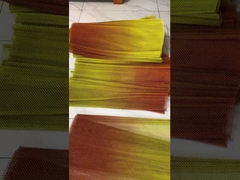 ستارة سقف ملف شبكي سلكي من الألومنيوم بلونين مخصص للفنادق أو المطاعم