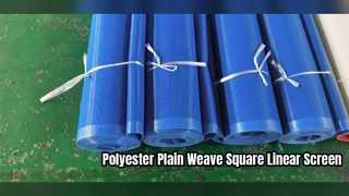 حزام ناقل شبكي من البوليستر المنسوج العادي لصناعة الورق