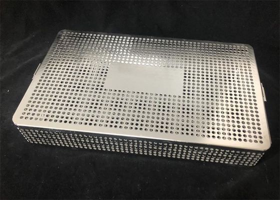 علبة التعقيم الجراحية 5 ملم الأوتوكلاف الفولاذ المقاوم للصدأ 316l