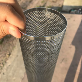 سعر جيد شبكة مثقوبة تصفية الشاشة أنبوب خرطوشة / أسطواني شبكة معدنية تصفية الشاشة الانترنت