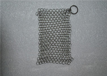 سعر جيد شكل مربع الفولاذ المقاوم للصدأ Chainmail الحديد الزهر الأنظف وخفيفة الوزن الانترنت