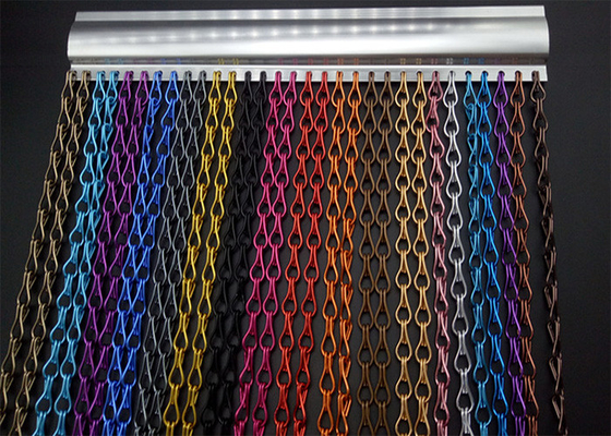 سعر جيد سلاسل معلقة معدنية سلاسل ربط الستار خطاف مزدوج 90x210cm لون مخصص الانترنت