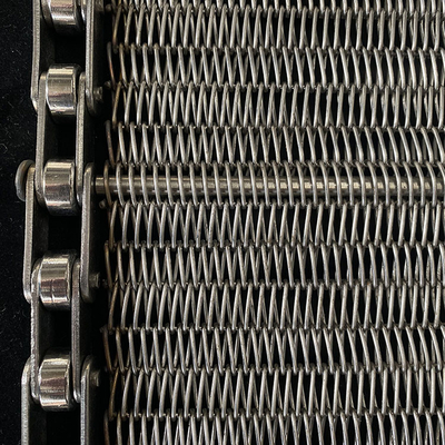 سعر جيد قدرة تحمل عالية 50-2000kg / m2 حزام ناقل شبكة الأسلاك البنية النسيجية المتوازنة للحمل الثقيل الانترنت