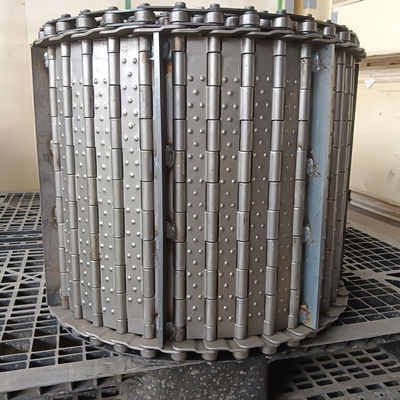 CNC المئزر الفولاذية المفصلة الفولاذية المفصلة حزام شريحة ناقل سلسلة