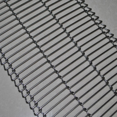 304 سلم الفولاذ المقاوم للصدأ سلك الشبكة الشوكولاتة محفوفة الحزام الناقل درجة حرارة عمل عالية