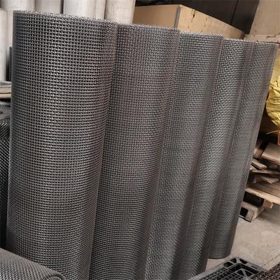 سعر جيد Stainless Steel Square Woven Wire Mesh Crimped Wire Mesh Plain Weave Cutting Welding Bending Processing الانترنت