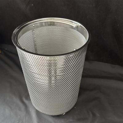 سعر جيد Stainless Steel Cylinder Mesh Screen Filter Tube Woven Wire Mesh Strainer Round Perforated Filter Basket الانترنت