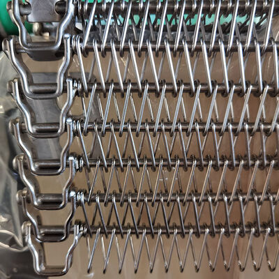 سعر جيد 304 الفولاذ المقاوم للصدأ الحلزون المتحرك الحلزوني للأسلاك الشبكة للبرج التبريد التجمد السريع الانترنت