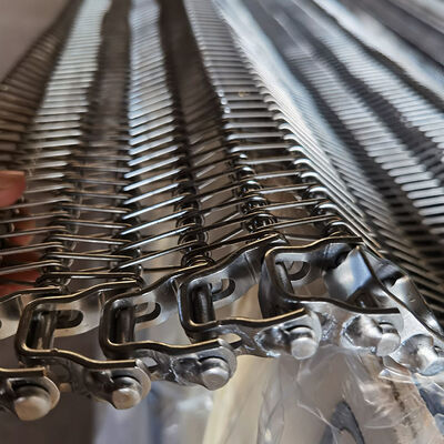 سعر جيد الحجم المخصص 304 الفولاذ المقاوم للصدأ الشبكة الحلزونية الشبكة السلكية الحمالة الحزام لبراد الخبز الانترنت