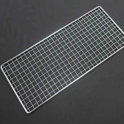 Heat Resistant Rectangular Shape 304 Stainless Steel Outdoor BBQ Wire Mesh Grill