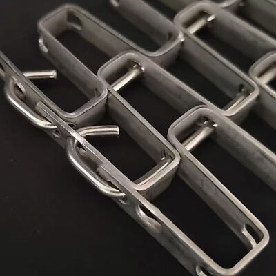 سعر جيد مخصص مقاومة للحرارة الغذاء المستمر ss304 معدن 316 الفولاذ المقاوم للصدأ حدوة الحصان شبكة الجدار العظيم سلك مسطح العسل الحزام الناقل الانترنت