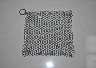 سعر جيد 4 × 4 بوصة 316L الفولاذ المقاوم للصدأ Chainmail الغسيل لعموم الحديد الزهر الانترنت