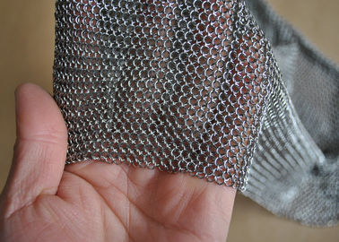 سعر جيد 3.81mm الطوق ضياء 304L الفولاذ المقاوم للصدأ Chainmail الغسيل طول ملحومة حسب الطلب الانترنت