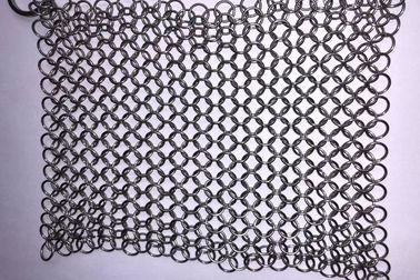 سعر جيد 304 316 الفولاذ المقاوم للصدأ Chainmail الحديد الزهر الغسيل 7/8 بوصة للمطبخ الانترنت