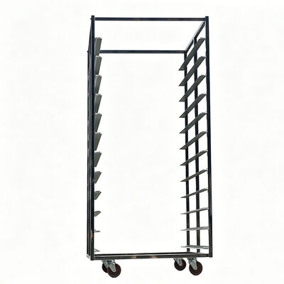 Aluminium Oven Tray 600 X 400 Commercial Bread Trolley Cart Shelves stainless steel baking rack with 20 pan aide load bun