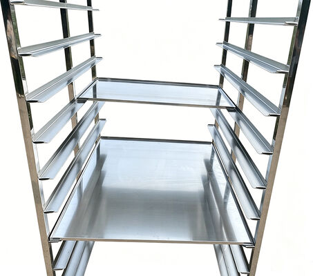 التبخير الصناعي فرن الكعك الثقيل المخبز 800x600mm 32 15 طبقة 60x40 16 علبة الفولاذ المقاوم للصدأ 304 عربة رف المقلاة