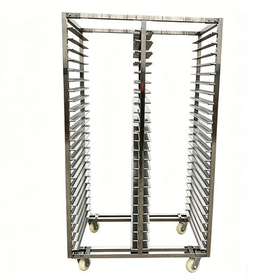 Custom commercial  Kitchen 30 32 tier stainless steel sus 304 sus 316 Cake Bread Half industrial Bakery Cooling Cart tray rack trolley