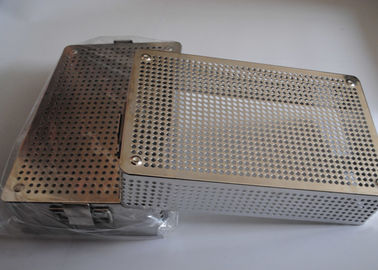 سعر جيد 40x30x5cm سلة معدنية مثقبة شبكة أسلاك معدنية تعقيم الانترنت