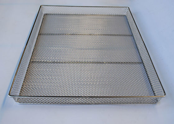 الغذاء الصف 60x40cm 1.2mm شبكة أسلاك صينية مخبز / رقاقة