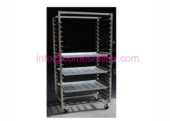 سعر جيد 20tier 600x800mm تجفيف شبكة صينية الفولاذ المقاوم للصدأ رف عربة الانترنت