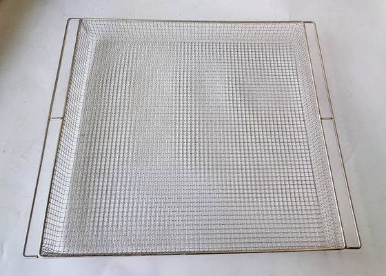 سعر جيد Oem Bbq Grill Mesh 2mm Hole 18x26 Inch صينية خبز من الفولاذ المقاوم للصدأ الانترنت