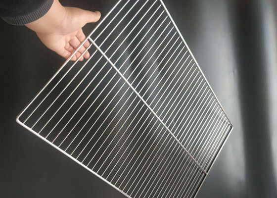 مرت SGS صينية طهي شبكية سلكية مقاس 60x40 سم للفرن